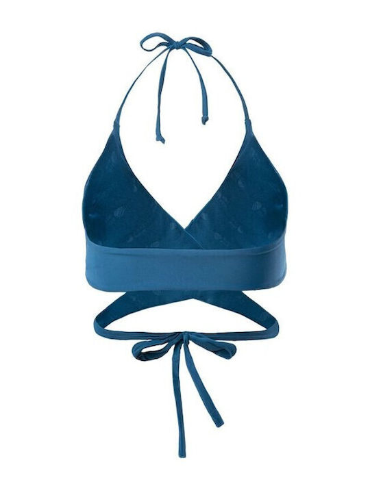 Triangle Bikini Top Blue
