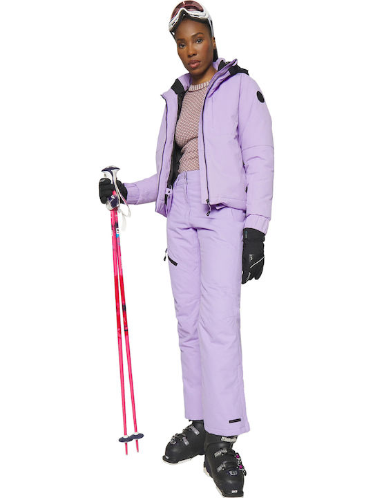 Icepeak Curlew 54040659-720 Women's Trousers for Ski & Snowboard Purple