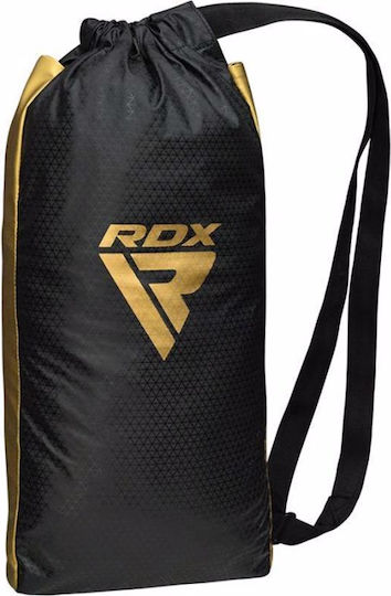 RDX Γάντια Πυγμαχίας Δερμάτινα για Αγώνα Μαύρα