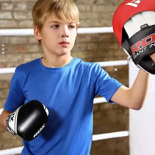 RDX 4b Robo Kids Kinder Boxhandschuhe Leder für Kampf Weiß