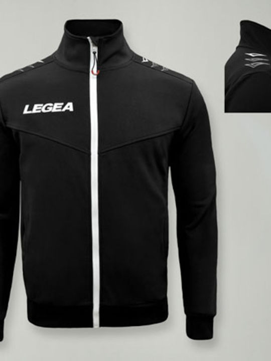 Legea Men's Sweatshirt Jacket Black