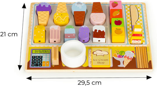 Ecotoys Ice Cream Set από Ξύλο 27τμχ