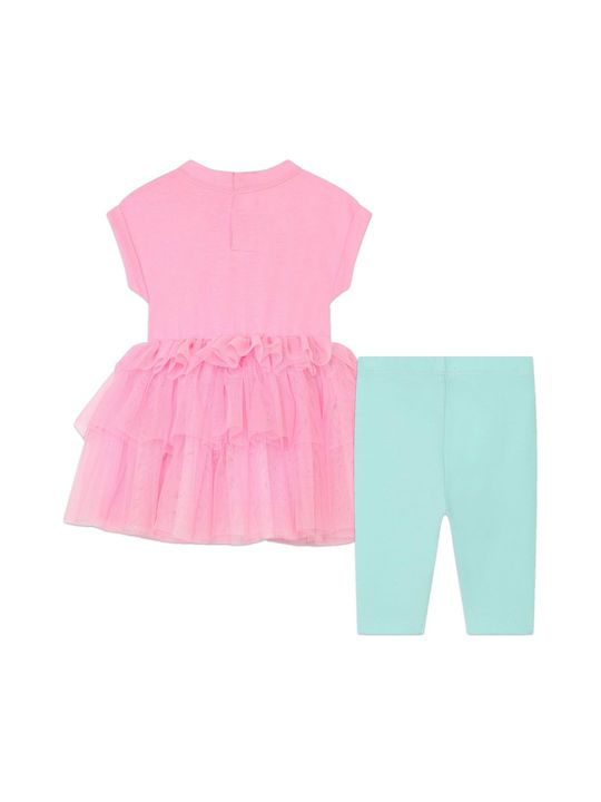 Billieblush Kids Set with Leggings Summer 2pcs Pink