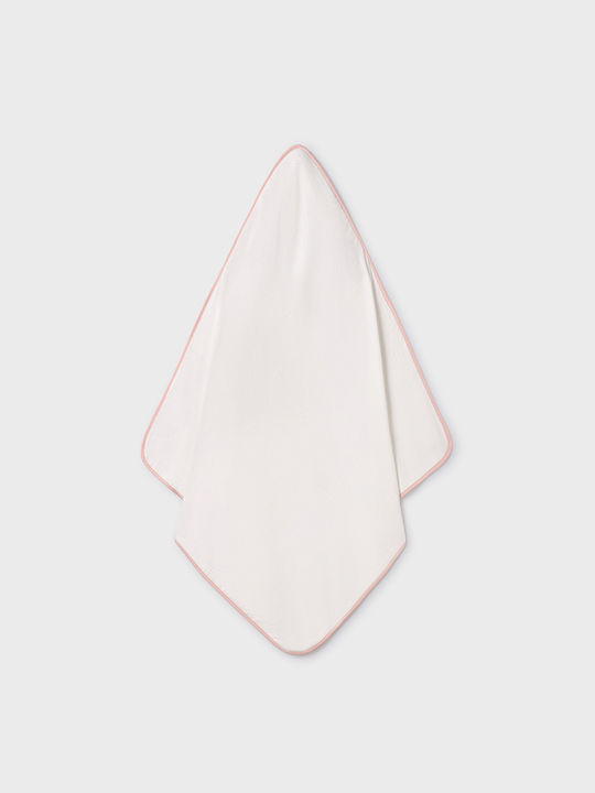 Mayoral Hooded Baby Bath Towel Pink