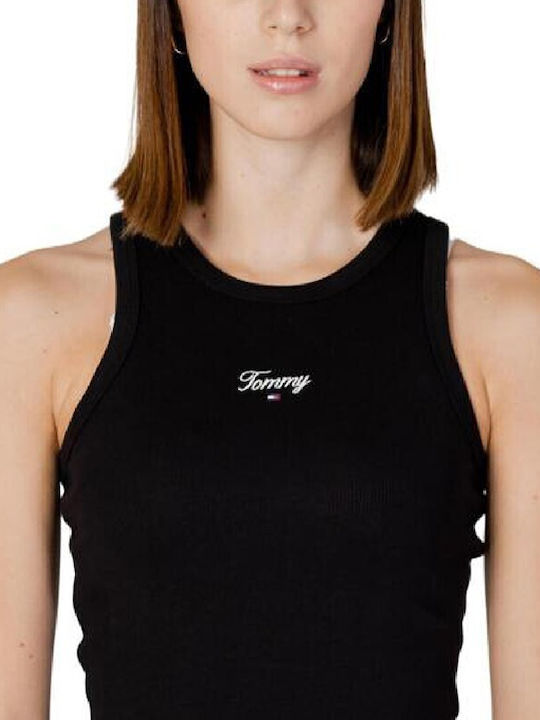 Tommy Hilfiger Women's Athletic Blouse Sleeveless Black