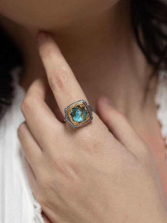 Elor Ring made of Silver Gold Plated