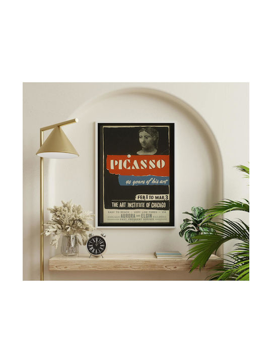 Picasso Art Exhibition--40 Years Of His Art Painting on Canvas 40x50cm