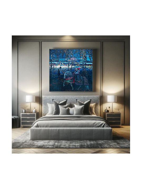 Gemälde auf Leinwand 110x110cm
