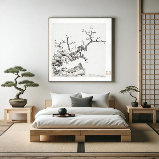 Tree (1368–1644) Vintage Chinese Painting By Chen Hongshou 1 σε Καμβά