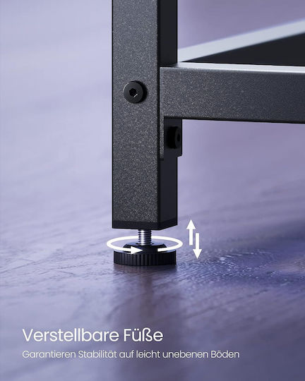 Schreibtisch Holz Gray mit Metallbeinen 120x60x75cm
