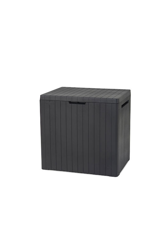 Keter Cutie de depozitare pentru exterior City Plastic 113lt Gri L58xW45xH56buc