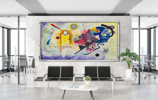 Kandinsky - Jaune Rouge Bleu Painting on Canvas 90x60cm