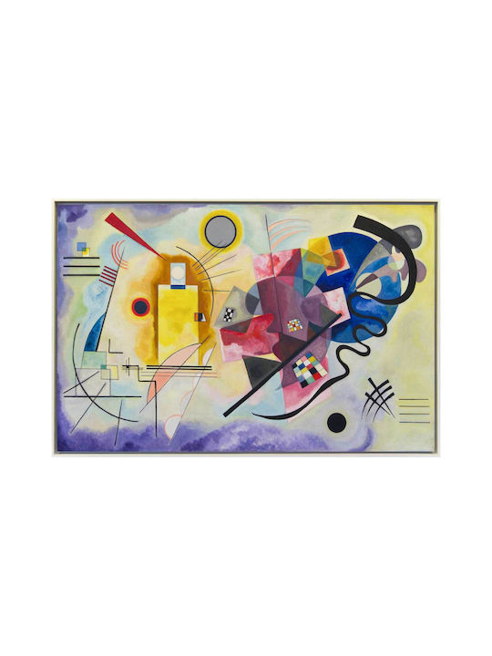 Kandinsky - Jaune Rouge Bleu Πίνακας σε Καμβά 90x60cm