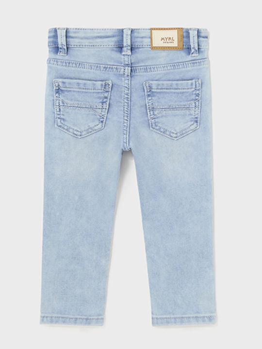 Mayoral Kids' Light Blue Jeans Trousers