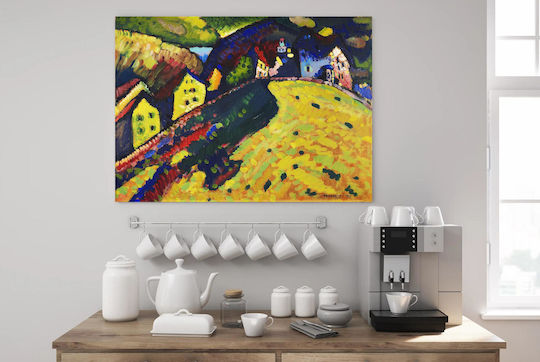 Houses Painting on Canvas 100x70cm