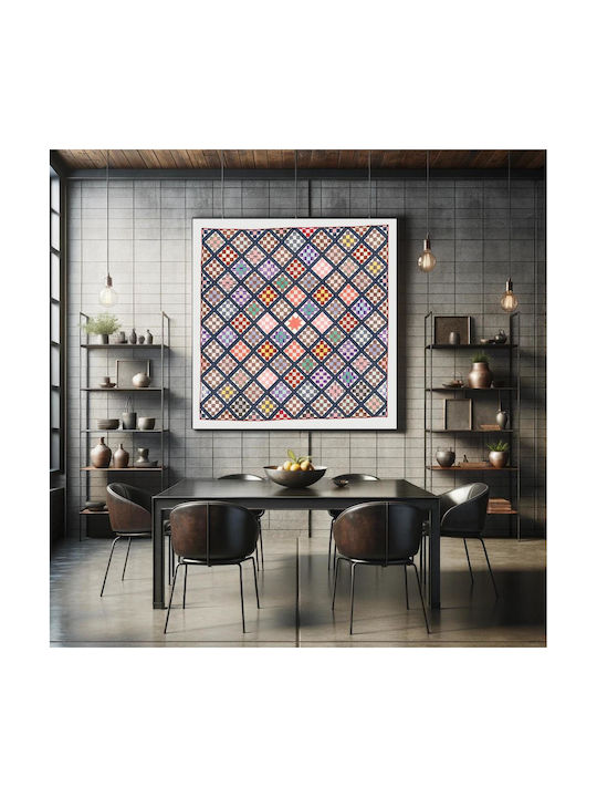 Quilt Картина Тъкан 110x110см