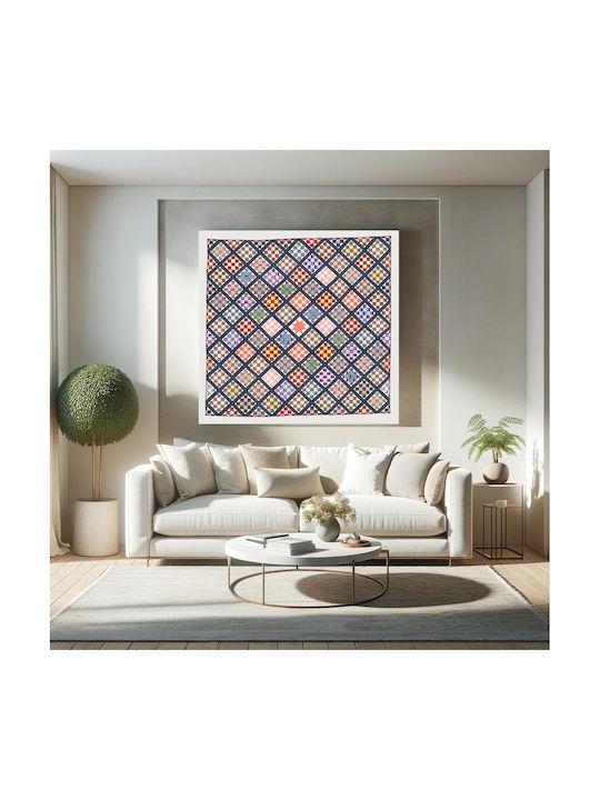 Quilt Картина Тъкан 110x110см