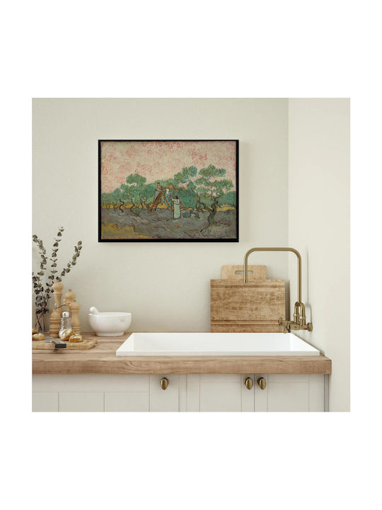 Olives Painting Copy of Van Gogh on Canvas 65x40cm