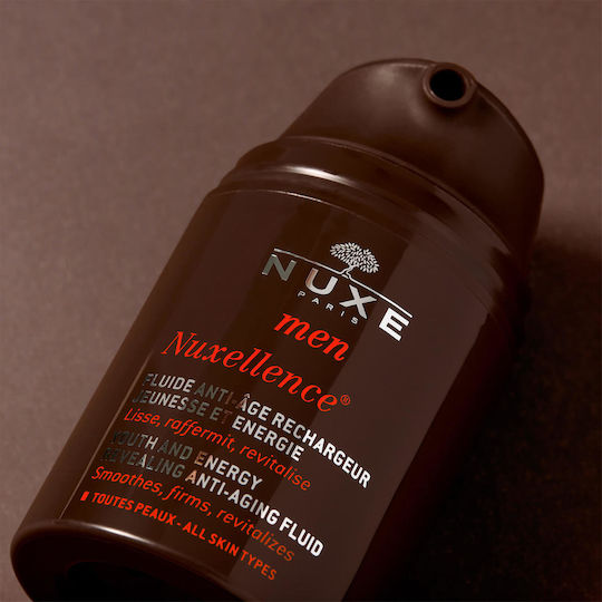 Nuxe Men Nuxellence 24ωρη Ανδρική Λεπτόρρευστη Κρέμα Προσώπου για Ενυδάτωση & Αντιγήρανση με Υαλουρονικό Οξύ 50ml