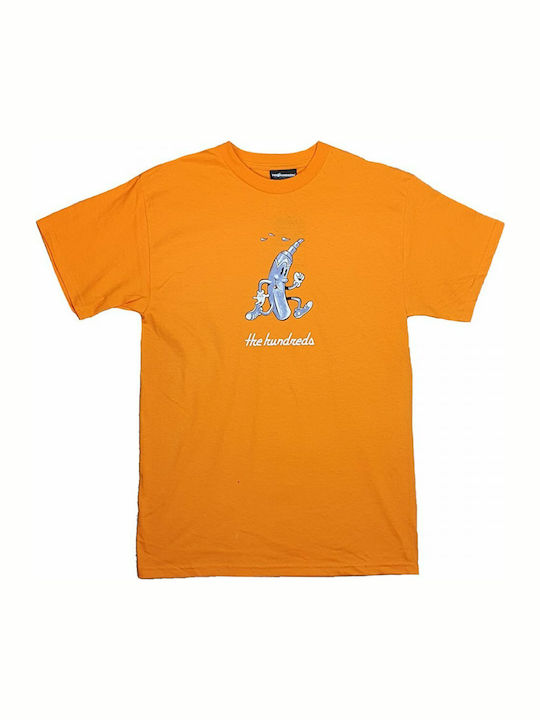 The Hundreds T21P201026 Herren T-Shirt Kurzarm Orange T21P201026