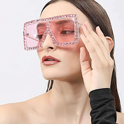 Pink Carnival Glasses