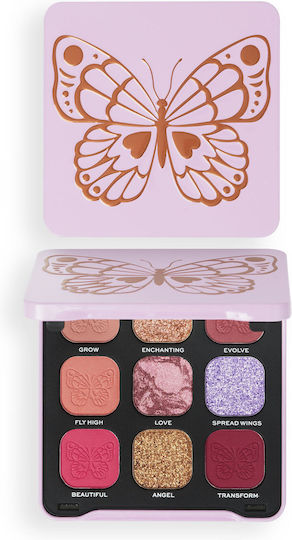 Revolution Beauty Παλέτα με Σκιές Ματιών σε Στερεή Μορφή Butterfly 9.9gr