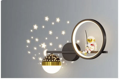 H32 Wall Lamp LED Black 13x13cm