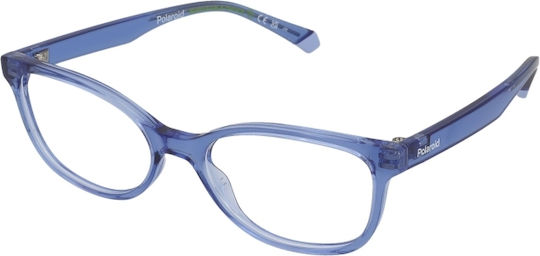 Polaroid Kinder Acetat Brillengestell mit Rezept Lila PLD D833B3V
