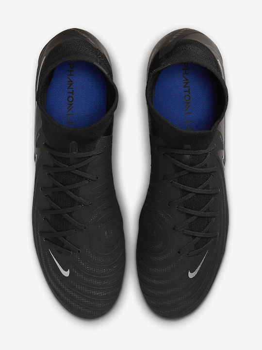 Nike Phantom Luna 2 Pro Ποδοσφαιρικά Παπούτσια με Τάπες FG Μαύρα