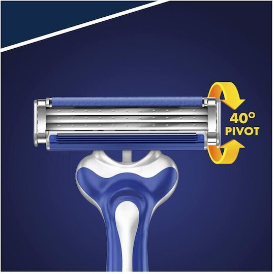 Gillette Comfort Disposable Razors Single Use with 3 Blades for Sensitive Skin 4pcs