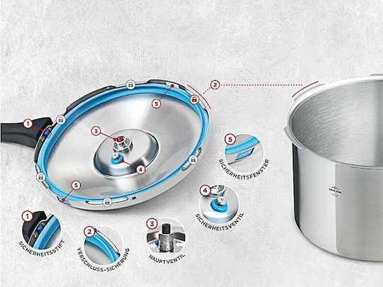 Kuhn Rikon Duromatic Supreme Χύτρα Ταχύτητας 5lt