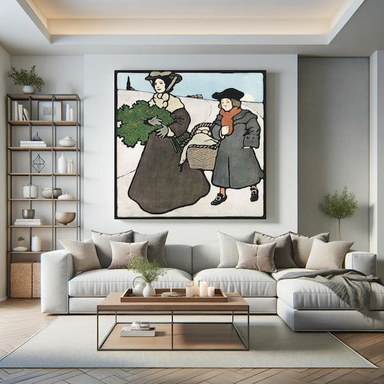 Christmas 1899 Painting on Canvas 120x120cm