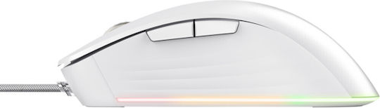 Trust GXT924 YBAR+ RGB Gaming Ποντίκι 25600 DPI Λευκό