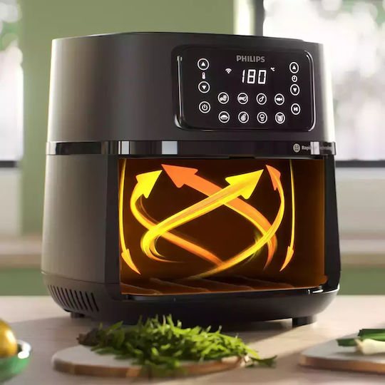 Philips 5000 Series Air Fryer με Wi-Fi 7.2lt Μαύρο