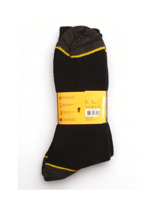 Trendy Men's Patterned Socks BLACK 3Pack