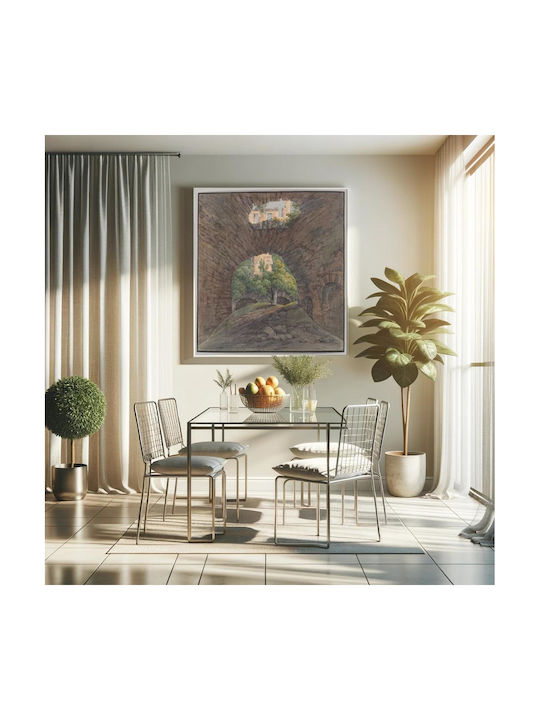 A Young Gemälde auf Leinwand 110x110cm