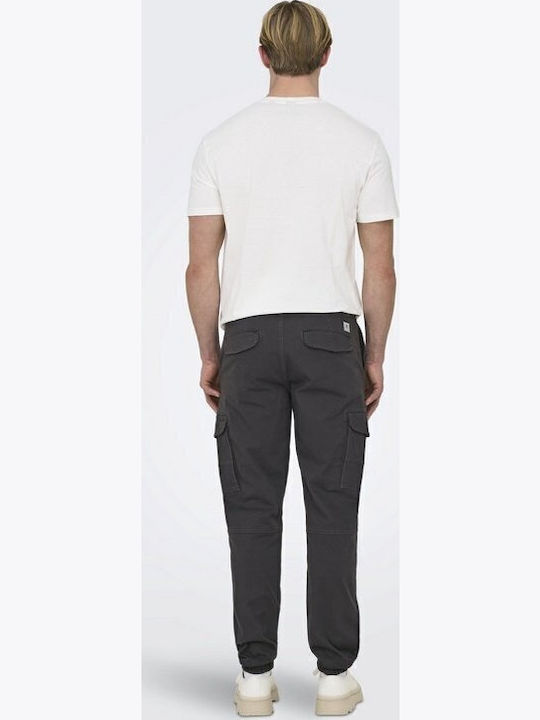 Παντελόνι Cargo Ελαστικό Grey