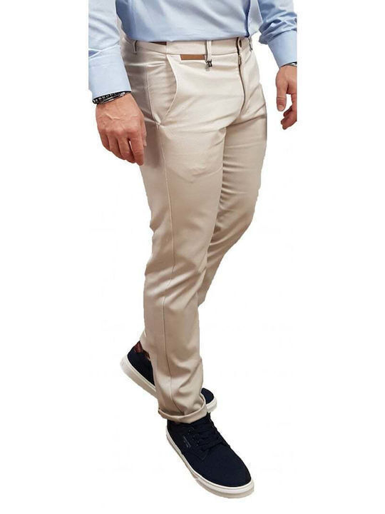 Trousers Chino Elastic in Slim Fit Graphite