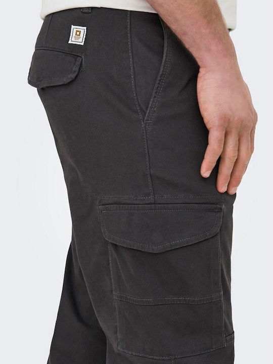 Παντελόνι Cargo Ελαστικό Grey