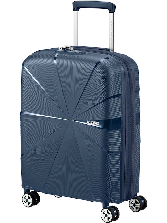 American Tourister Starvibe Spinner Exp 55 Cabin Travel Suitcase Hard Navy with 4 Wheels Height 20cm 146370-1596