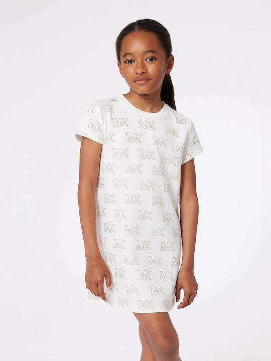 Kinderkleid Kurzärmelig Beige