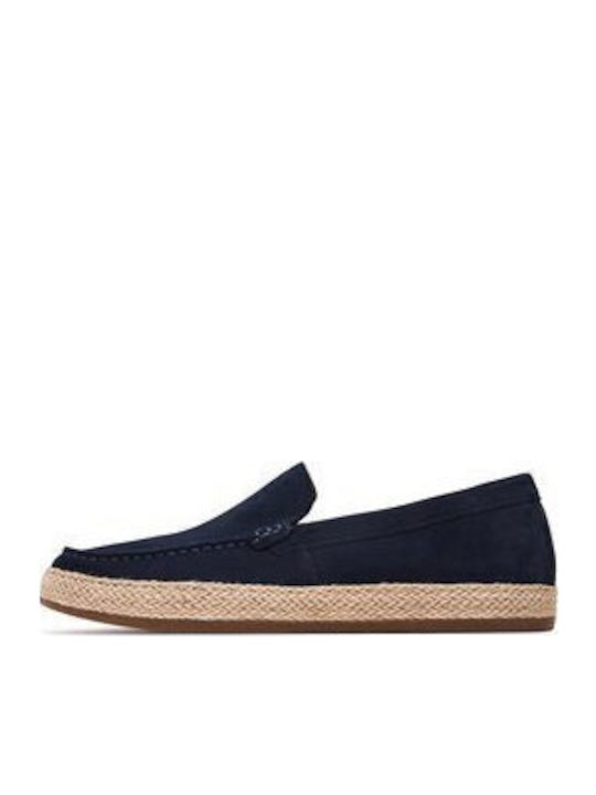 U Pantelleria Suede Ανδρικές Εσπαντρίγιες σε Μπλε Χρώμα
