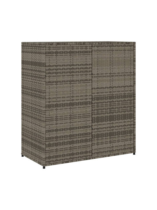 vidaXL Outdoor Storage Box Gray L105xW55xH113cm