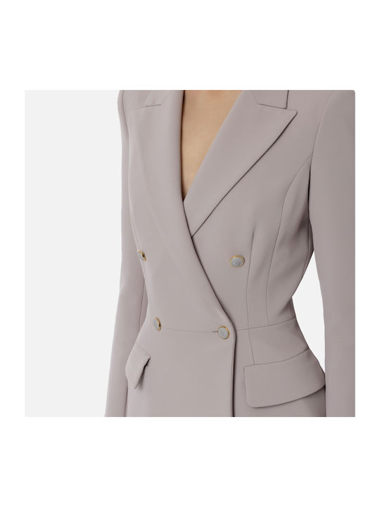 Elisabetta Franchi Blazer pentru femei Sacou Gri