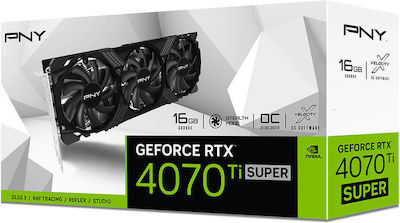 PNY GeForce RTX 4070 Ti Super 16GB GDDR6X Verto OC TF Placă Grafică