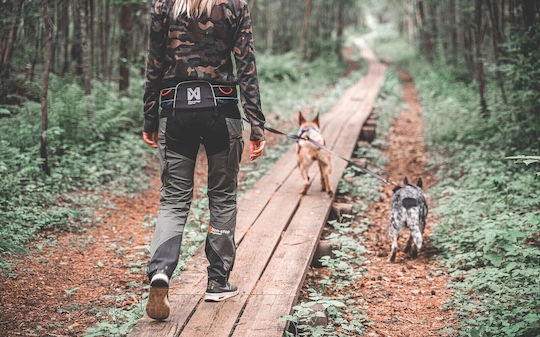 Non-stop dogwear Lesură/Odihnă Pentru Câine Antrenament Curea Trekking Belt 2.0, Mediu 85-138 cm În Culoare Neagră