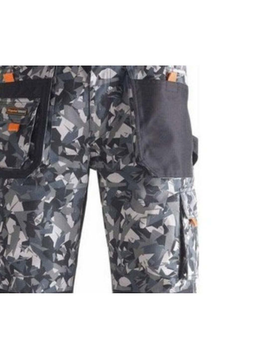 Kapriol Smart Camo Work Trousers Gray