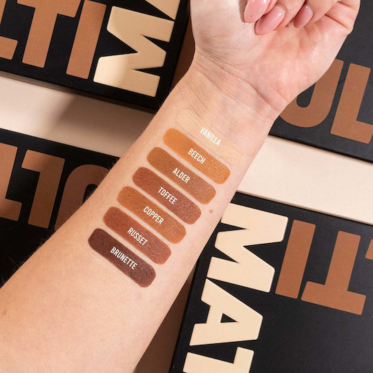 BPerfect Cosmetics Παλέτα με Σκιές Ματιών Matte σε Στερεή Μορφή 45.5gr