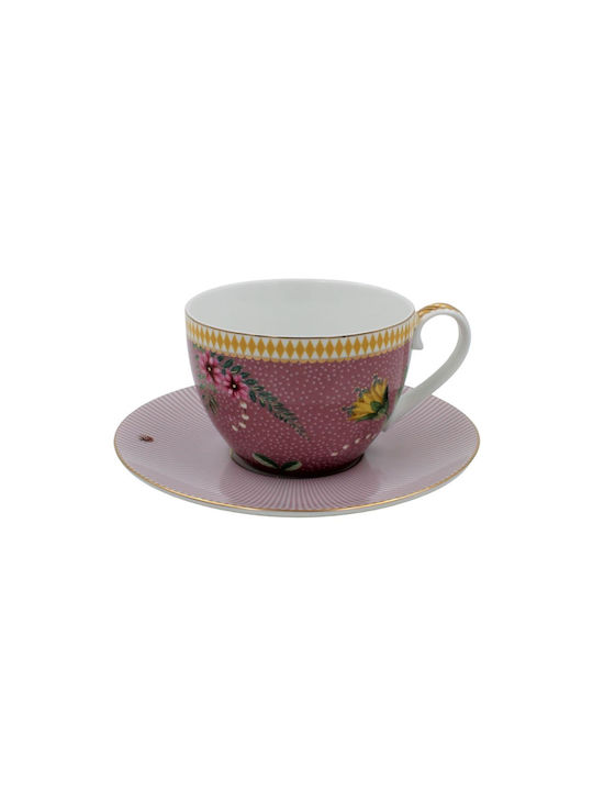 PiP Studio La Majorelle Set of Cups Tea Porcelain Multicolored 280ml 2pcs
