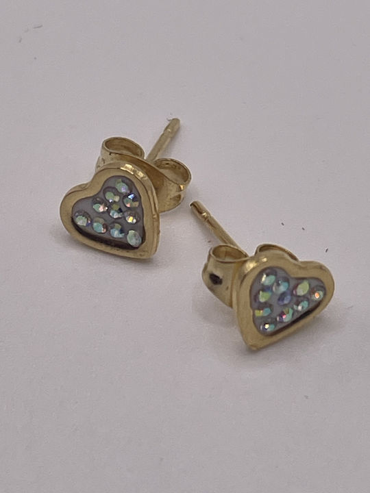 Set with Necklace , Earrings & Ring from Steel with Stones